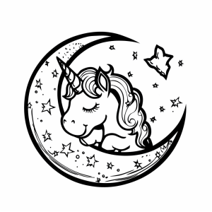 Unicorn in the moonlight - Unicorn in the moonlight magic