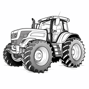 Valtra - Tractor coloring page for kids