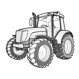 Valtra - Colorful tractor fun to color in