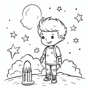 Vendor - Creative coloring time for children: Star adventures