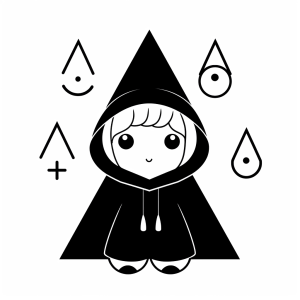 Witch - Cute witch drawing - Creative coloring fun