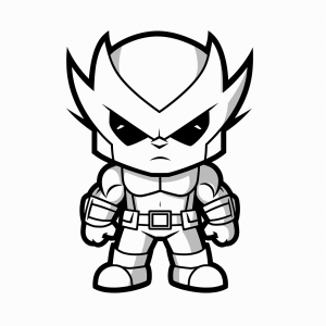 Wolverine - Wolverine superhero coloring page